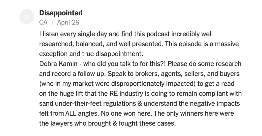 Disappointed-NYTimes-comment
